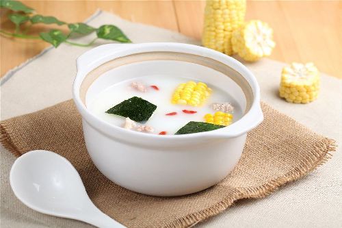 椰青奶白菜肉丸汤 促进食欲 清理肠胃